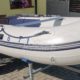 Inflatable engine boat