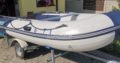 Inflatable engine boat